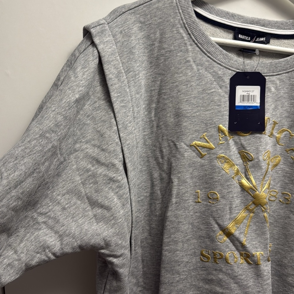 Nautica cottonblend sweatshirt NWT - Picture 4 of 4